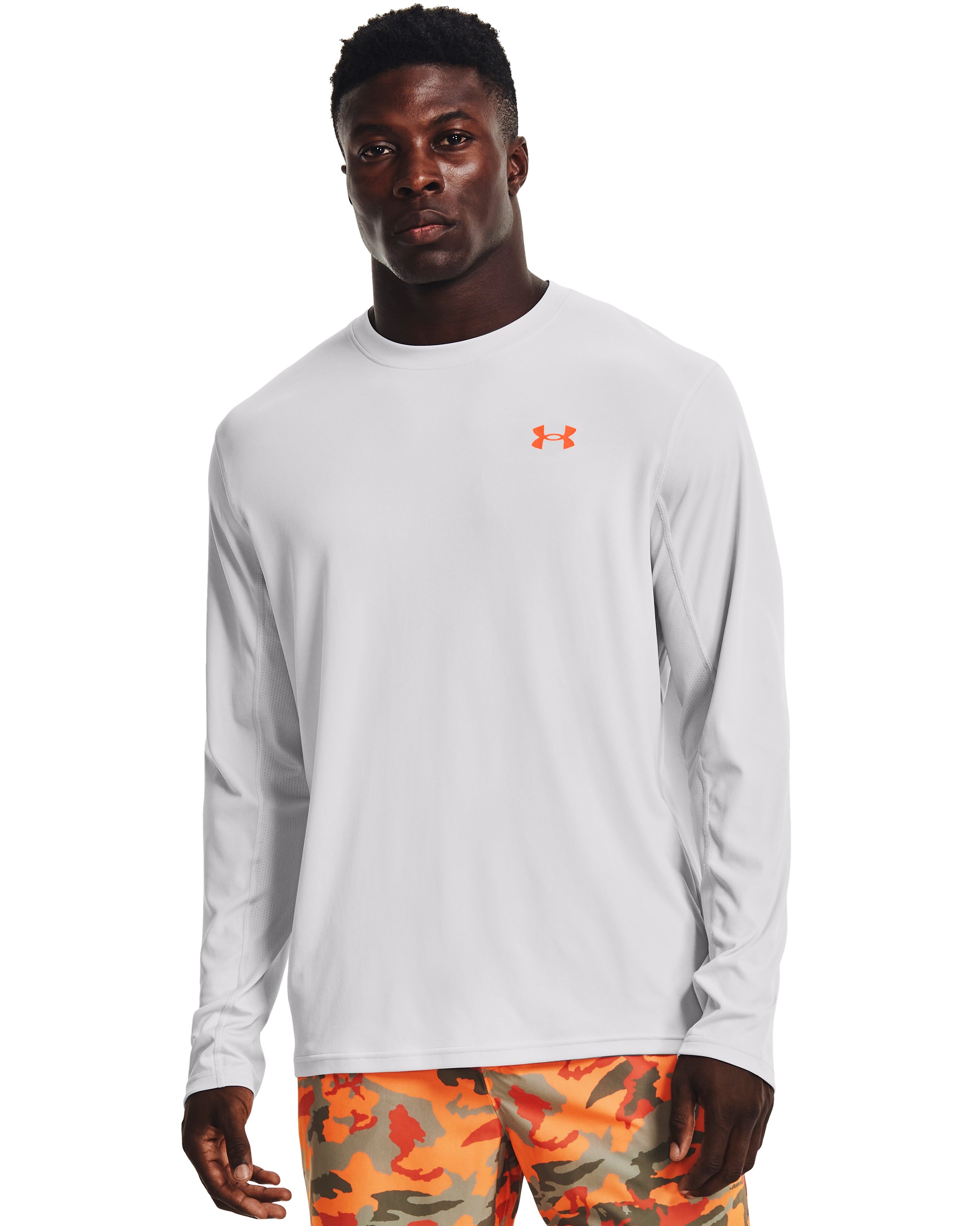 UA Iso-Chill Shorebreak Back Hook Men's Long Sleeve 12
