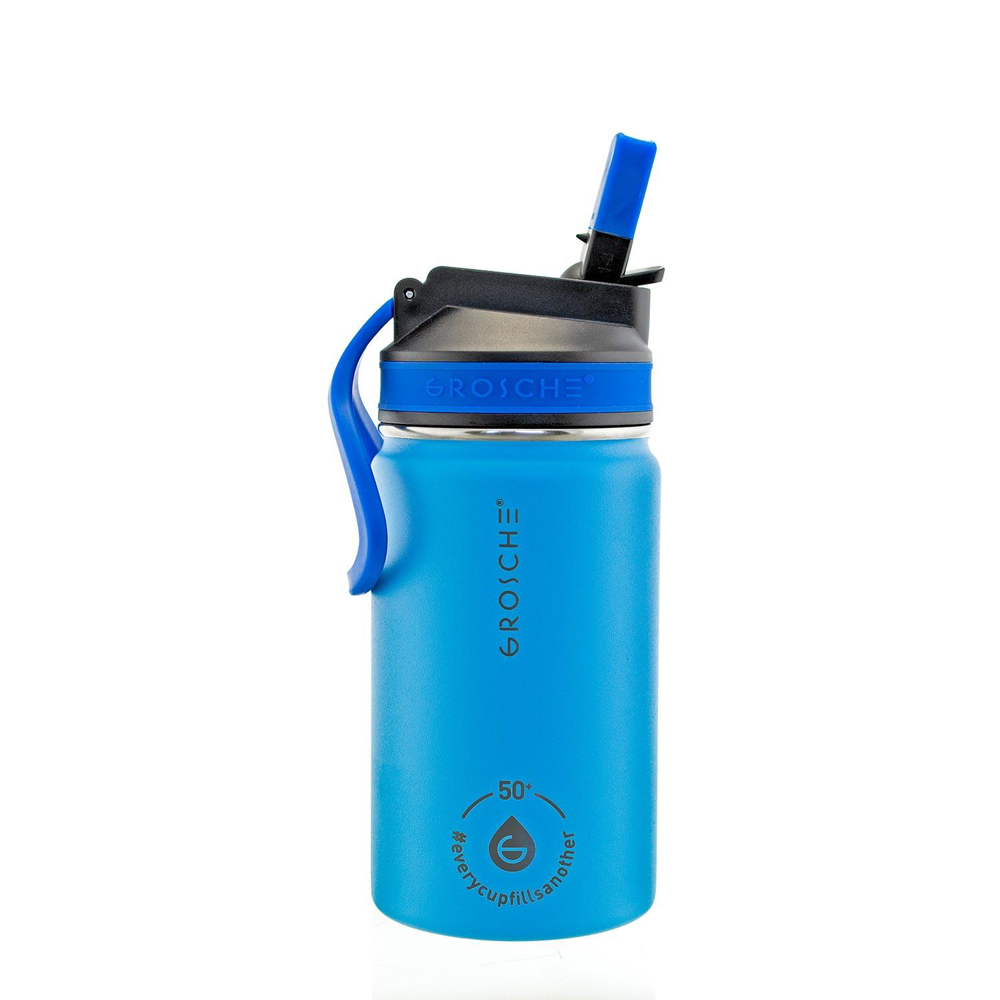 12 oz. GROSCHE® Kids Insulated Water Bottle With Straw