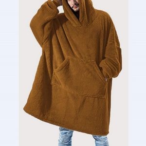 Wearable Blanket Flannel Hoodie 3