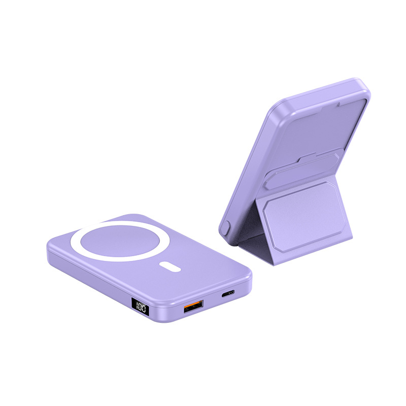 Foldable 10000mAh Wireless Magnetic Power Bank 1