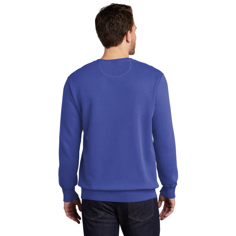 Port & Company Beach Wash Garment-Dyed Crewneck Sweatshirt, custom hoodie or sweatshirt with logo imprint 77