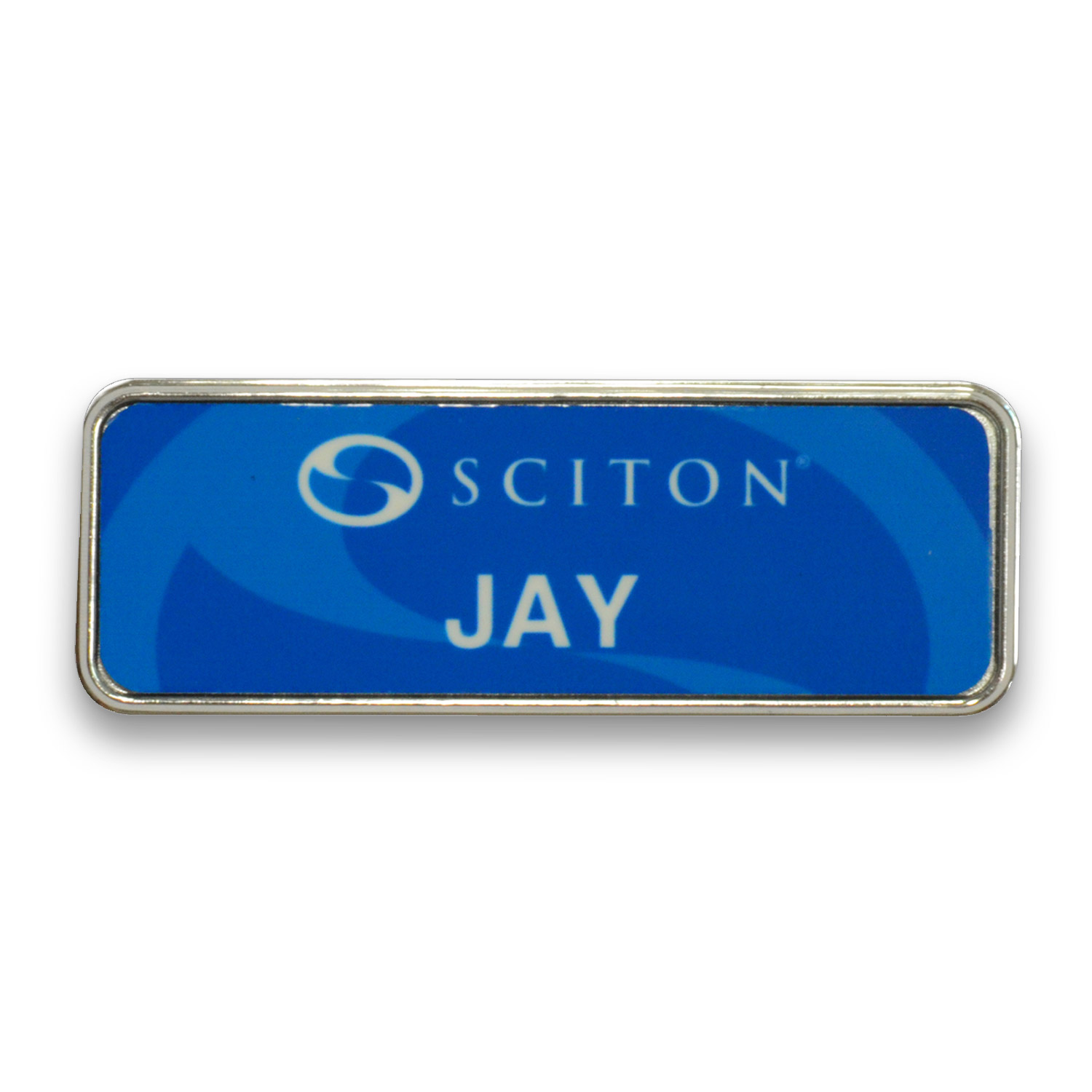 Framed Metal Name Badges 1" x 3" 2
