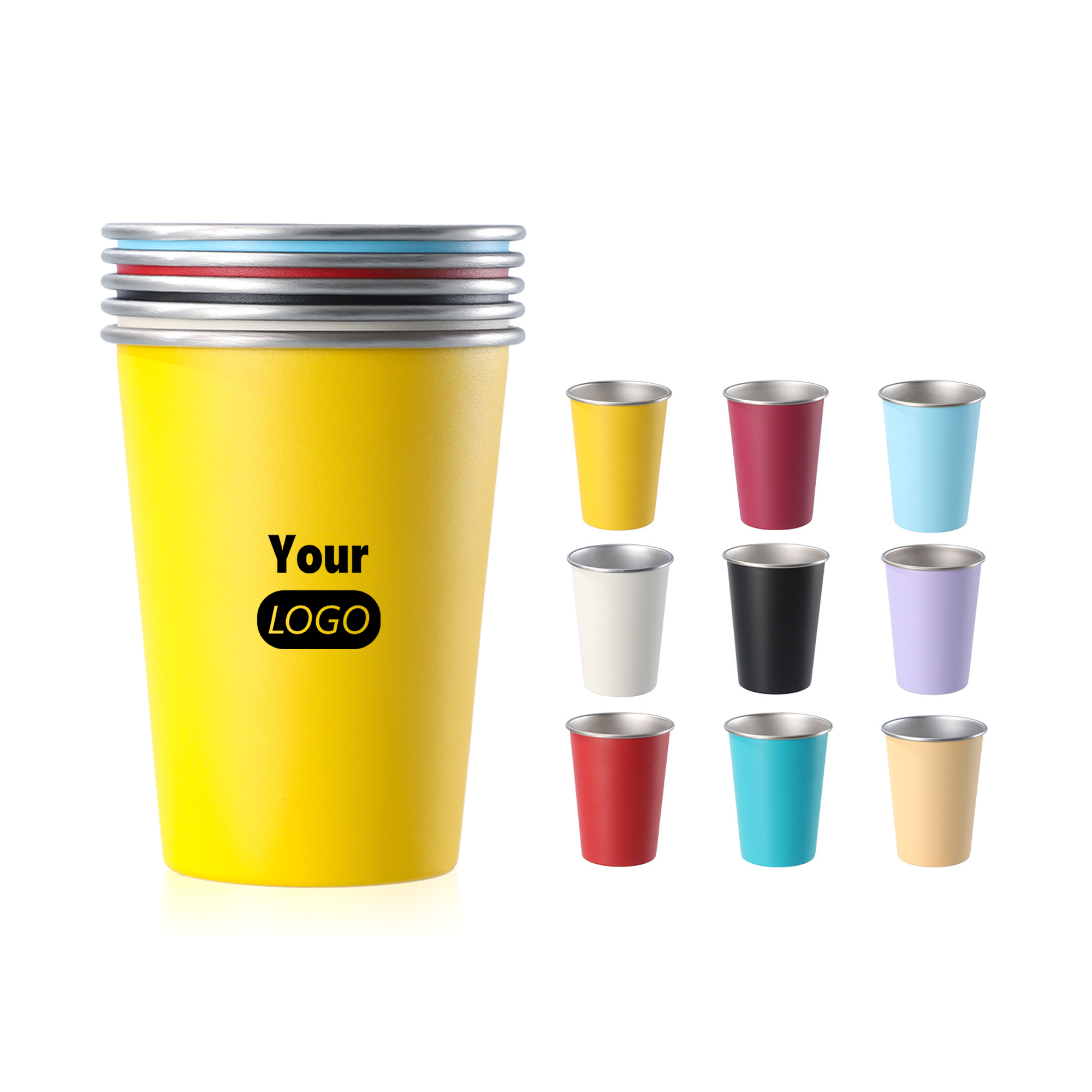 12 Oz Stainless Steel Drinking Cup 2