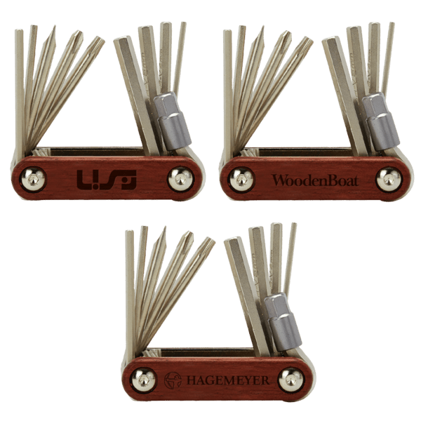 Bandelier 10-in-1 Folding Tool with Rosewood Handle 1