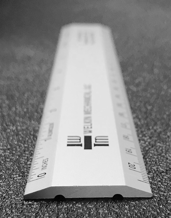 8" Desk Ruler 12