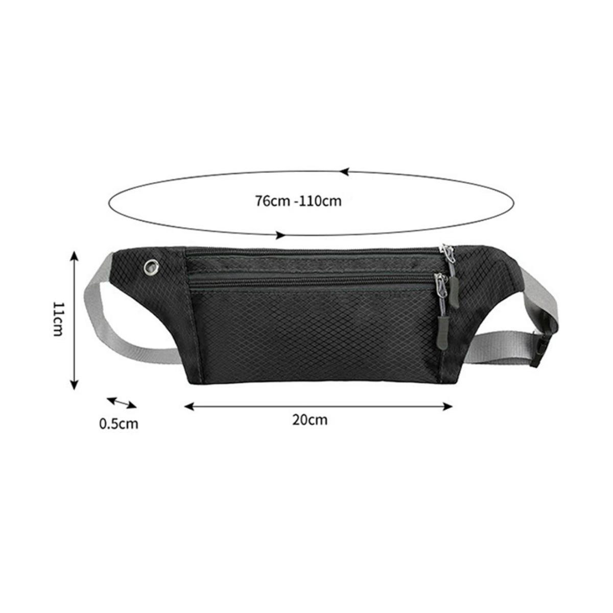 Adjustable Sport Fanny Pack Waist Bag for Outdoor Travel 4