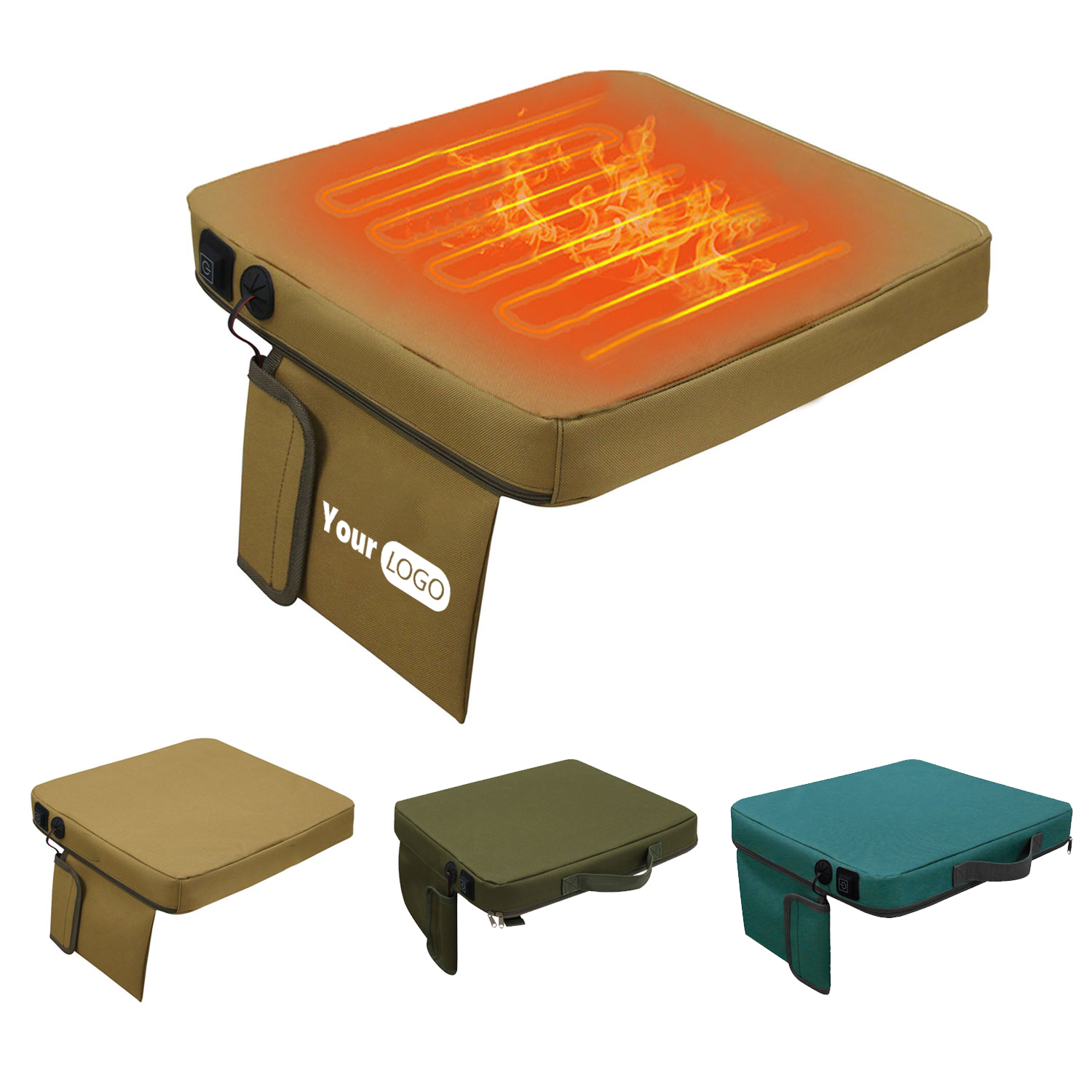 Heated Stadium and Outdoor Seat Cushion 2