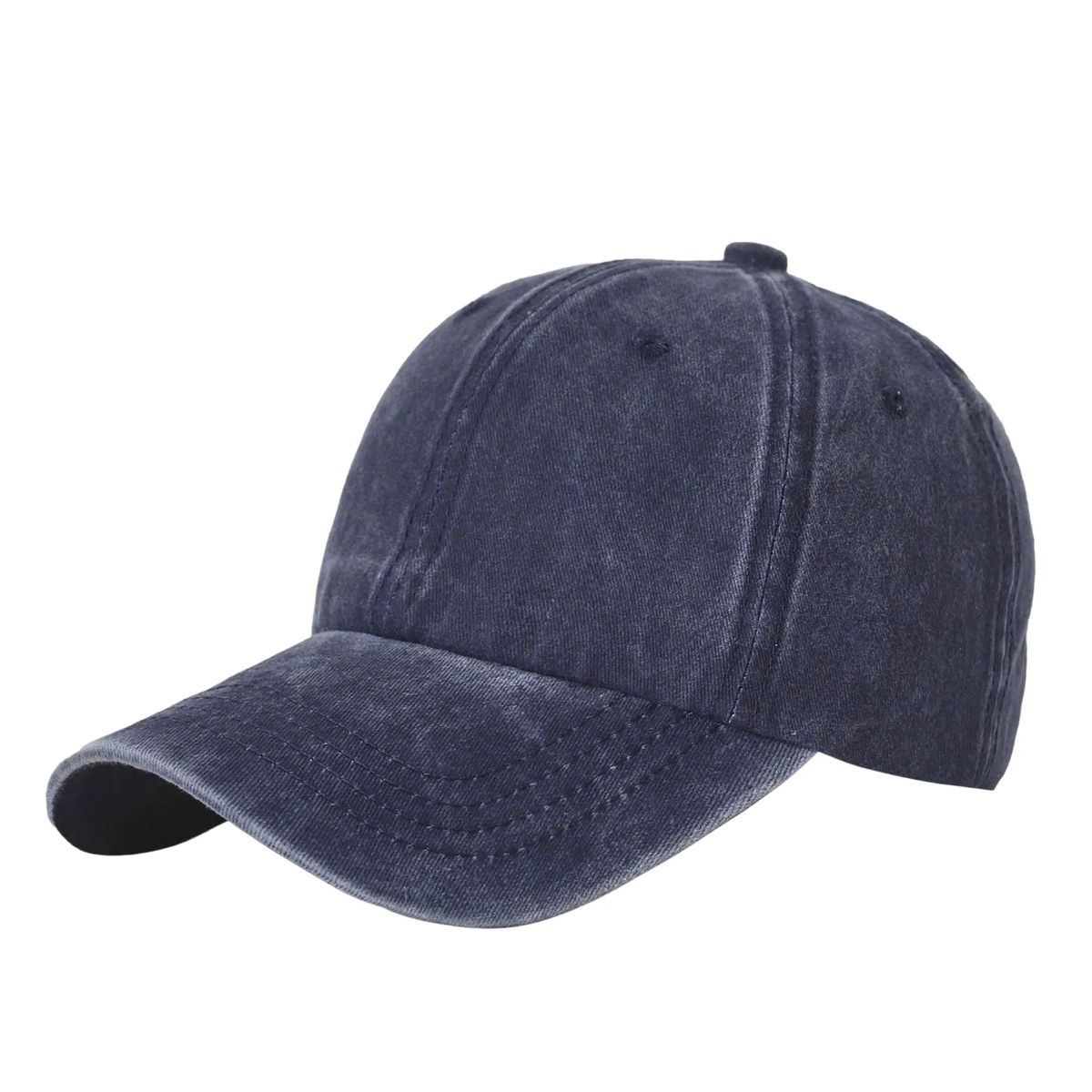 Adjustable Washed Cotton Cap with Curved Visor 13