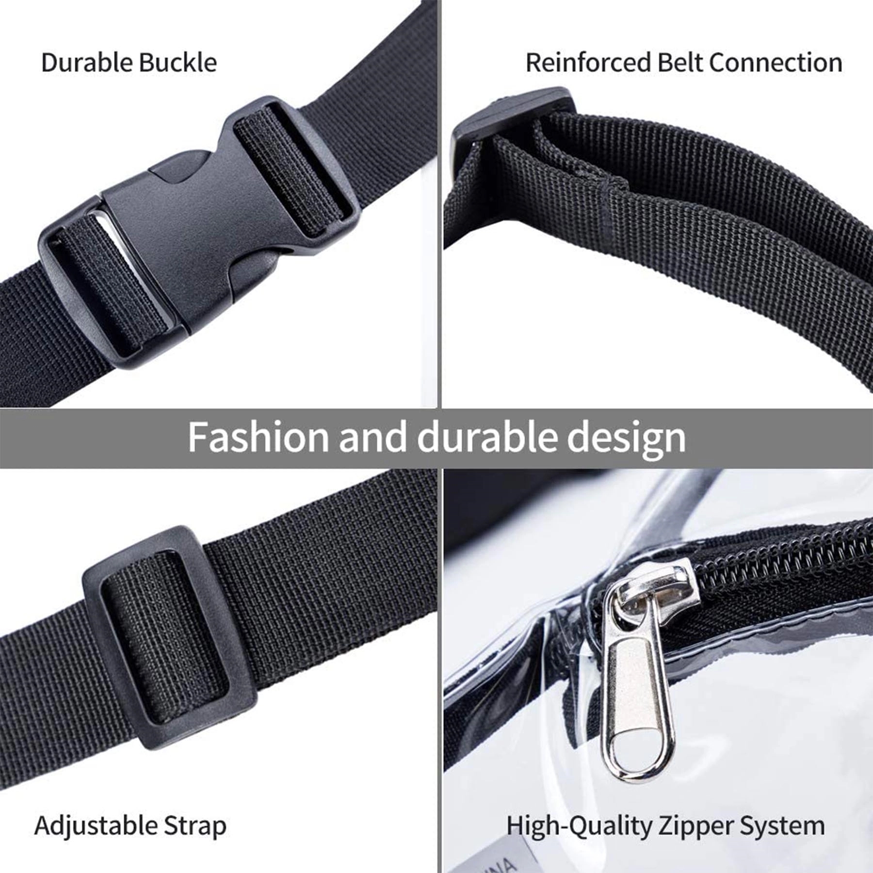 Clear Fanny Waist/Chest /Sling/Crossbody Pack 8