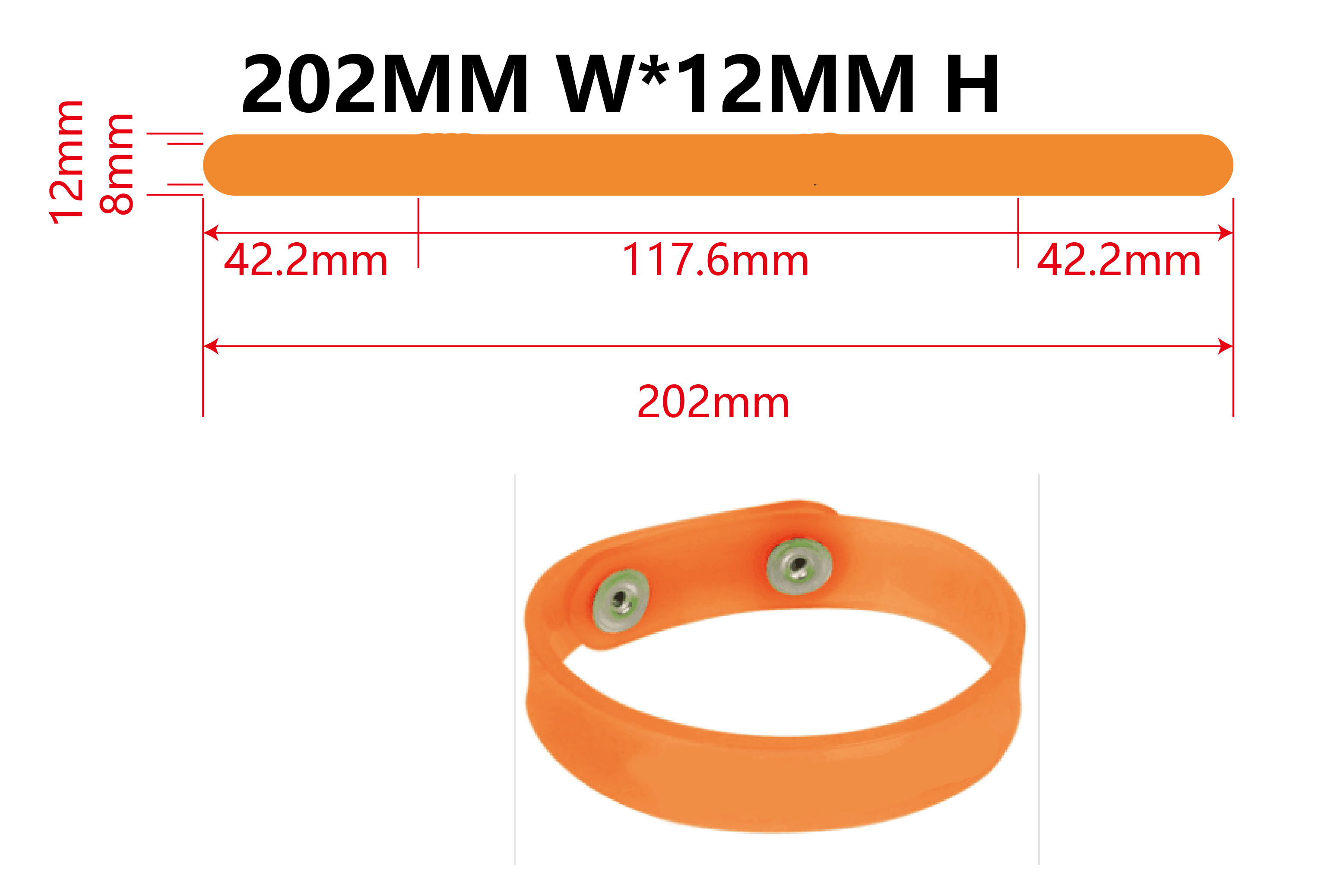 Silicone Adjustable Button Bracelet 11