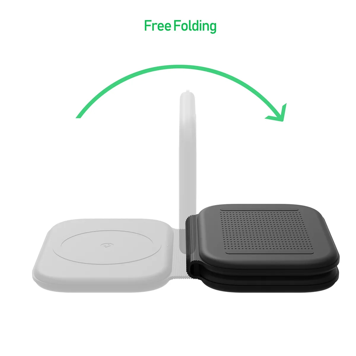 3 In 1 Bamboo Wood Magnetic Folding Fast Wireless Charger 8