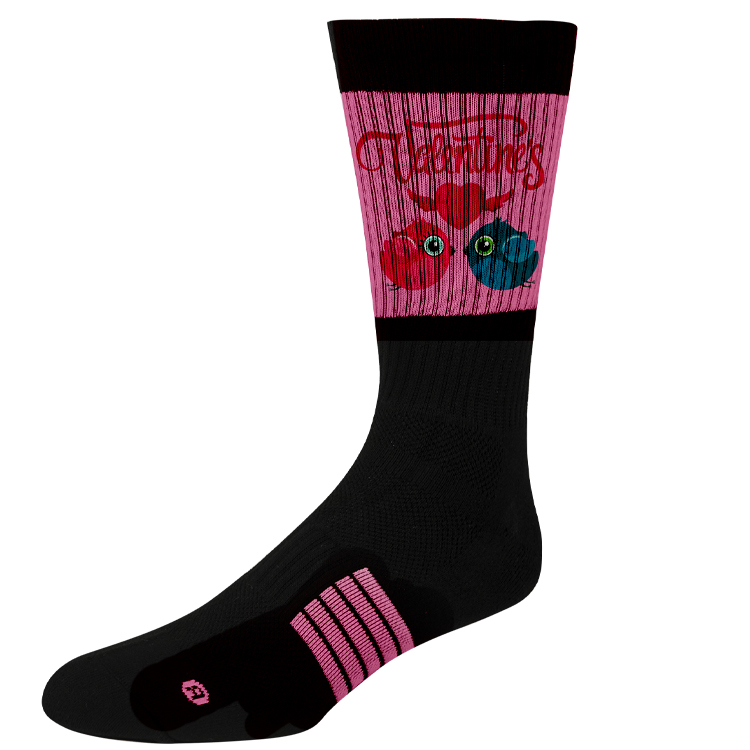 Black Sports Sock 8