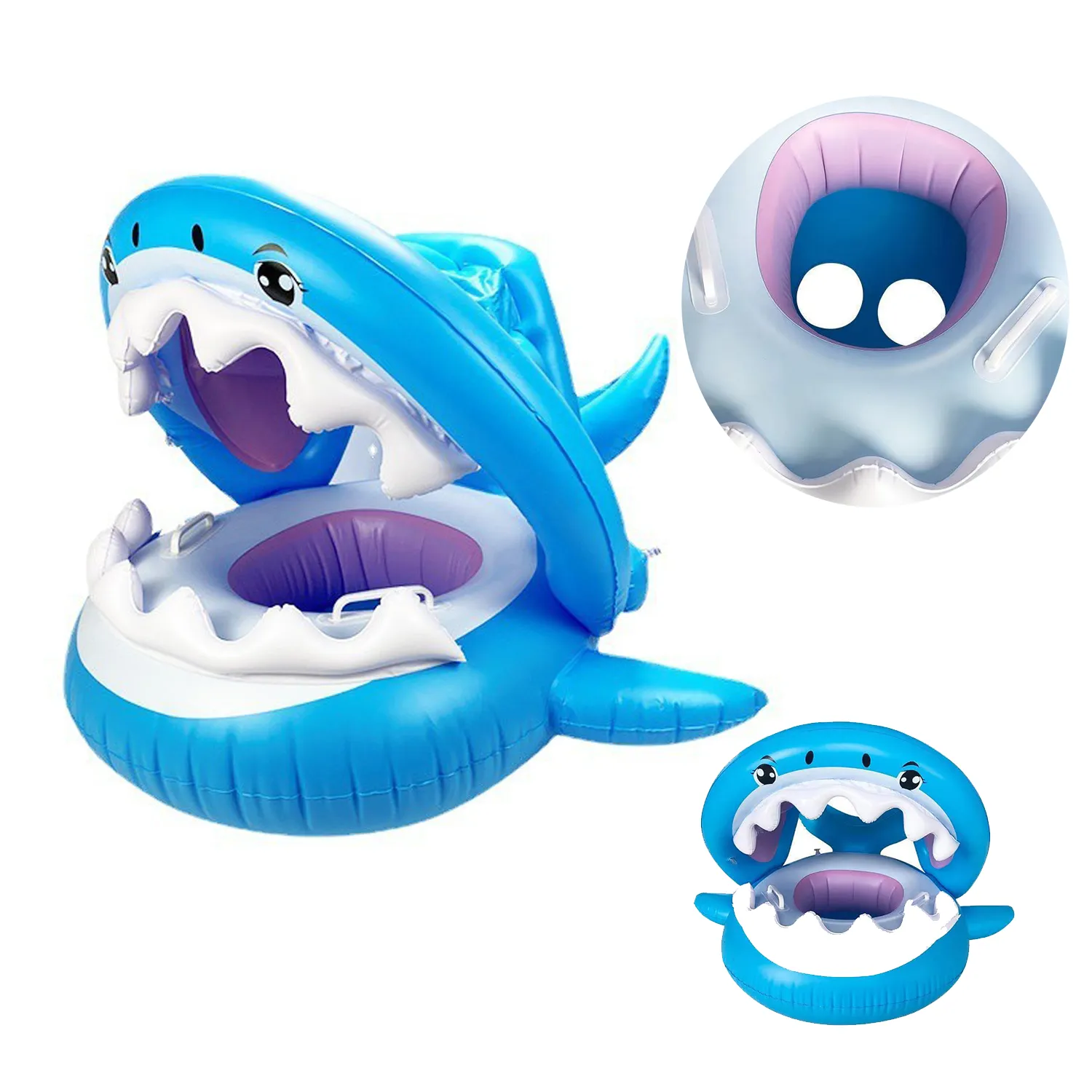 PVC Inflatable Folding Baby Swimming Ring 5