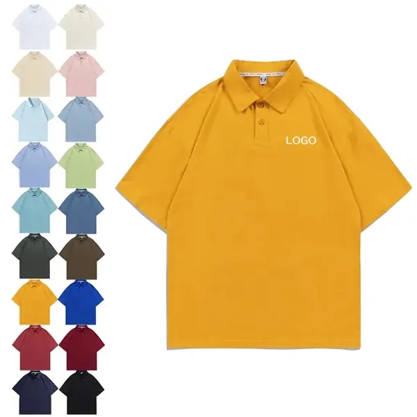 Loose Fit Cotton Polo Shirt 7