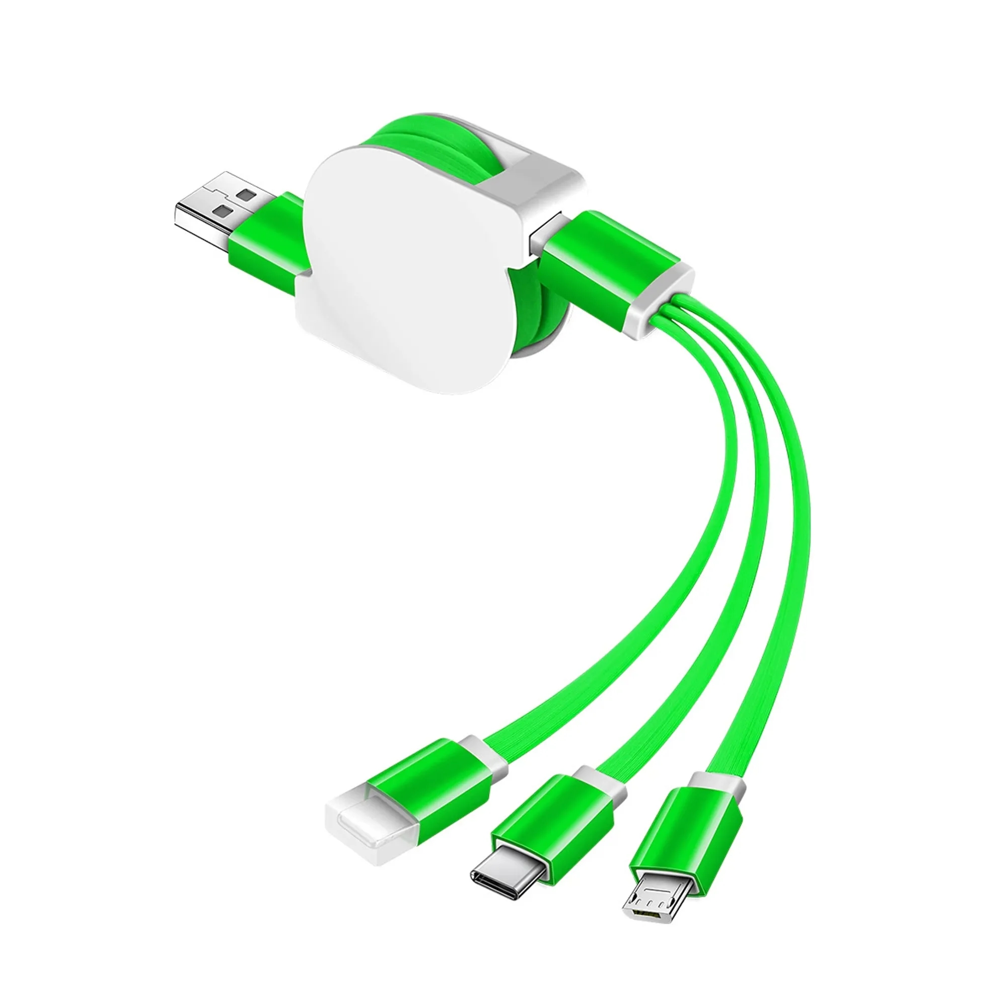3 in 1 USB Cable Multi Charger Cord 5