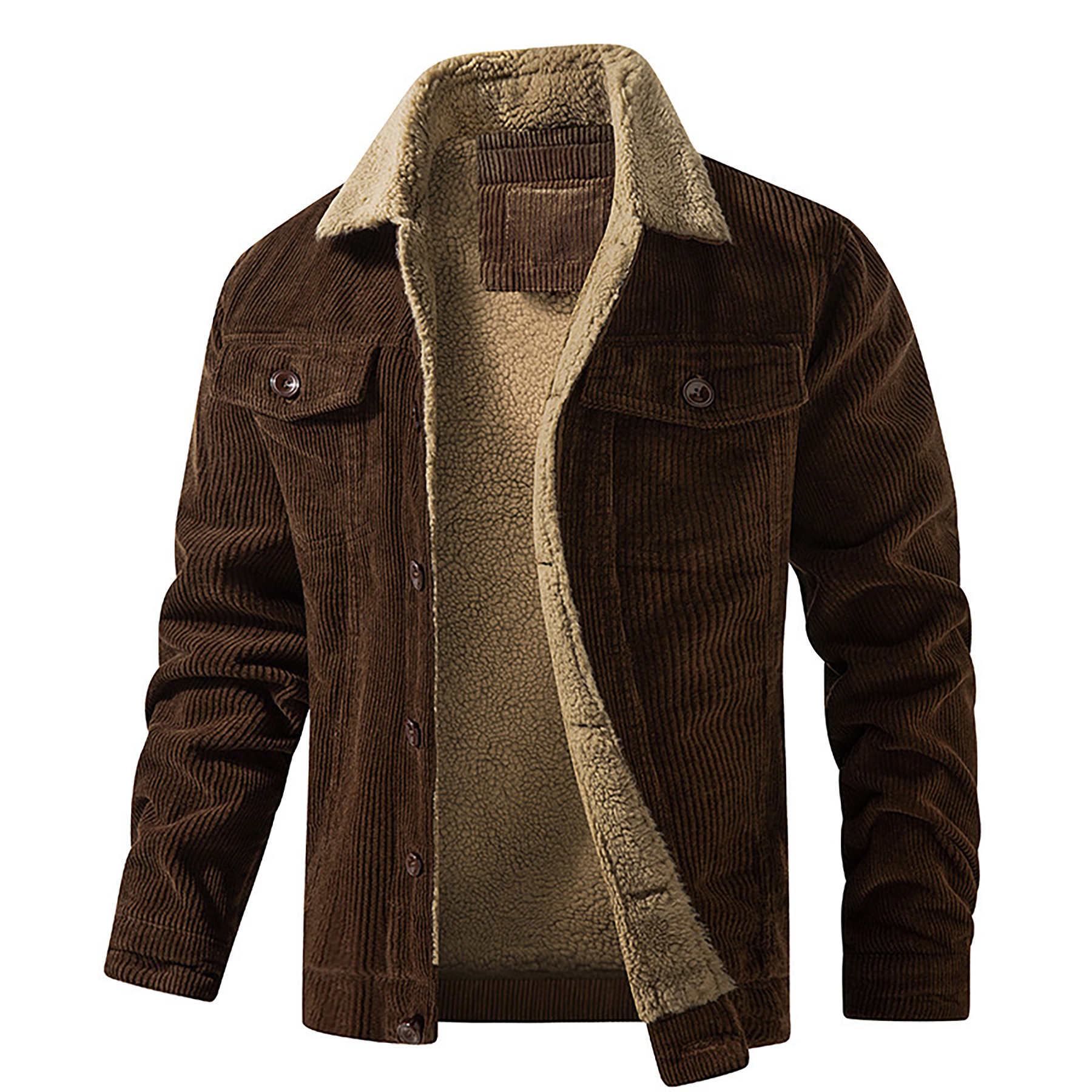 Men's Corduroy Lapel Jacket 6