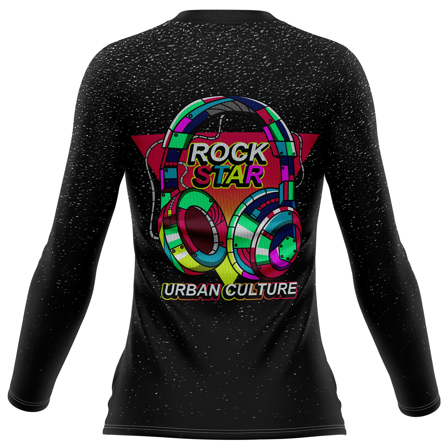Women's 180 GSM Spandex Milk Silk Sublimation Performance Long Sleeve V-Neck T-shirt 3