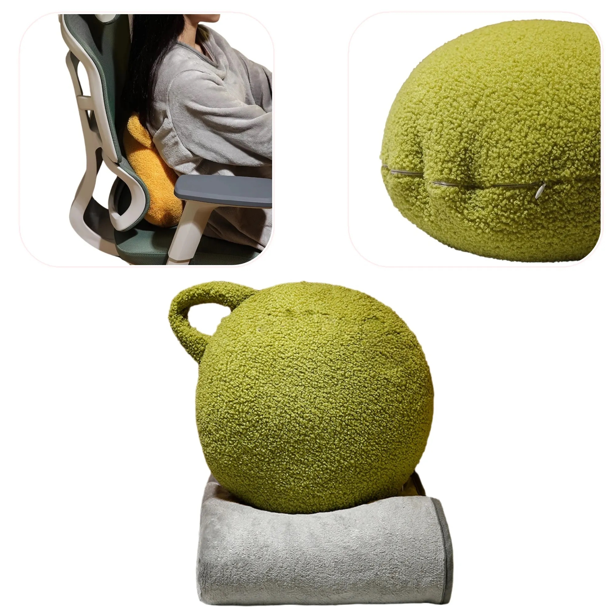 2 in 1 Pillow Blanket Office Car Nap 3