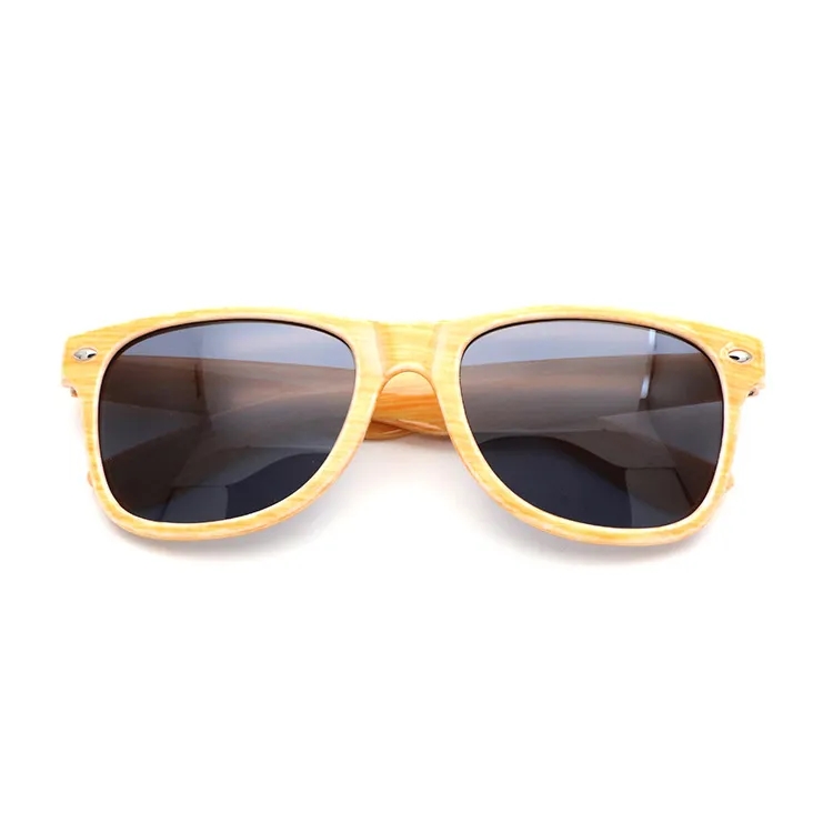 UV400 Wood Grain Sunglasses 2
