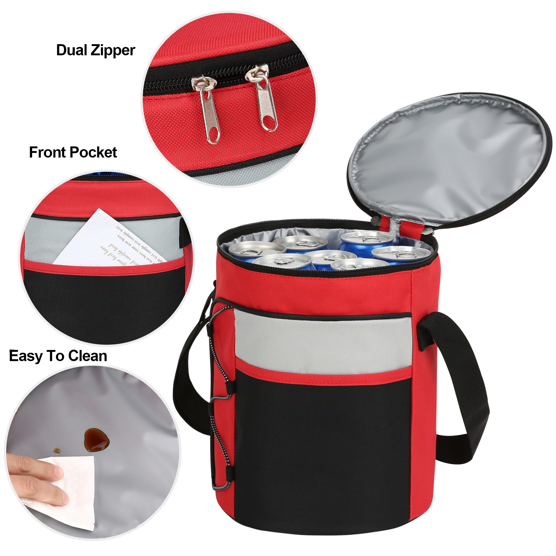 Unique Barrel-Shaped Cooler Bag 4