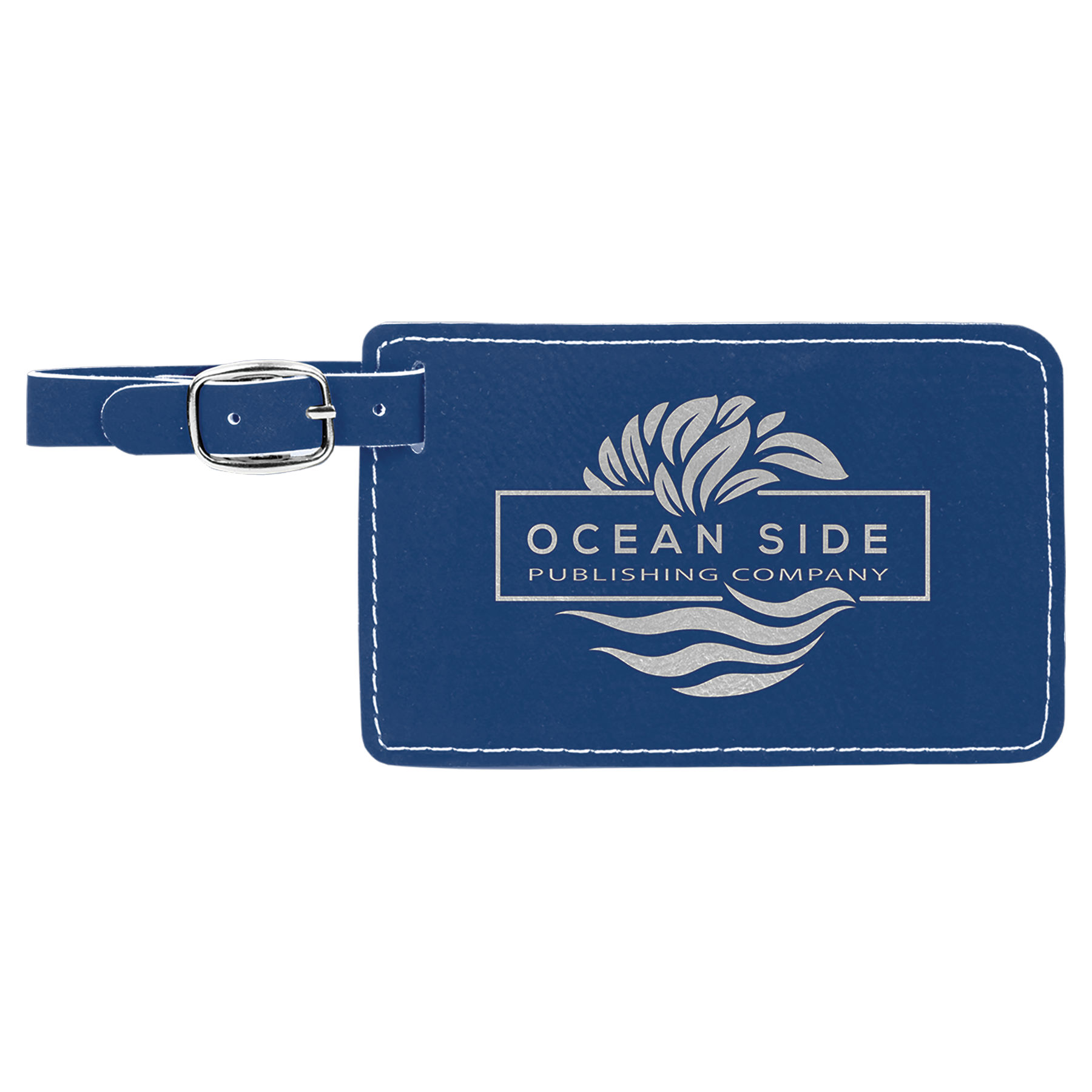 Leather Luggage Tag, 4.25 x 2.75 x .125" 2