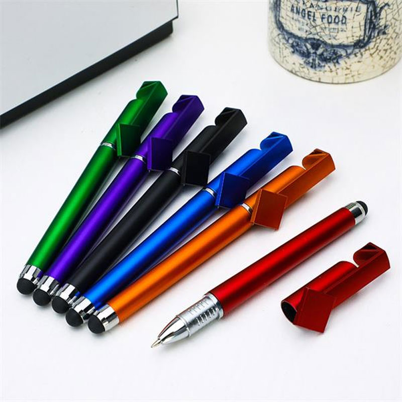 Qr Code Stylus Ballpoint Gel Pen With Phone Holder 6