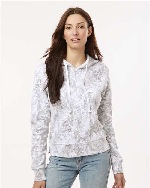 Women's Maddie Floral Print Hooded Sweatshirt - W24105 21