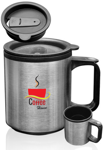 12 oz Stainless Steel Travel Mugs