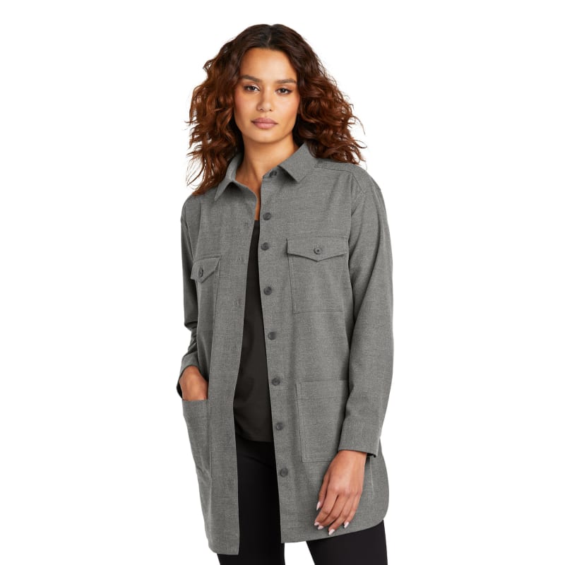 Mercer+Mettle Women's Long Sleeve Twill Overshirt 2