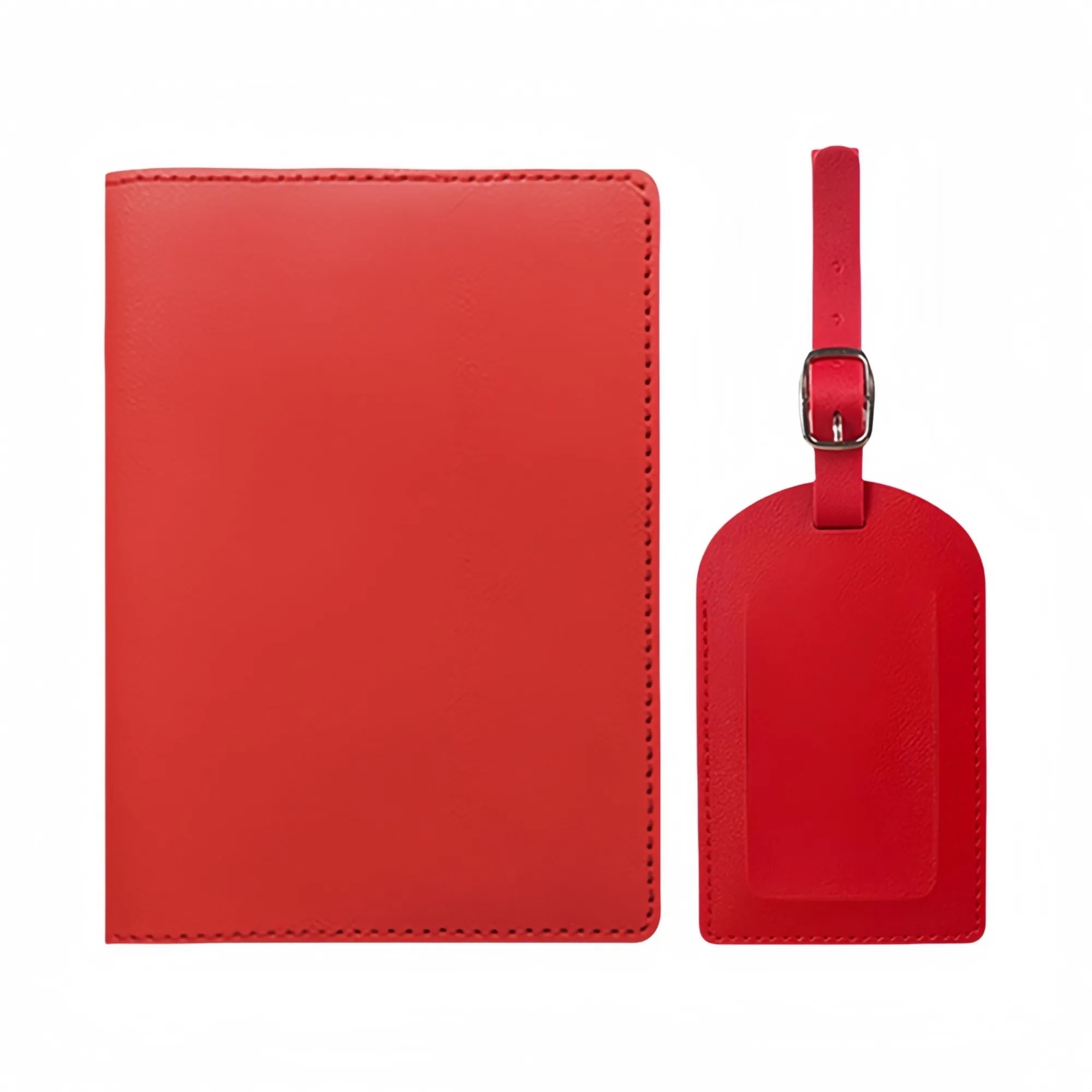 Premium PU Leather Passport Holder & Luggage Tag Set 8