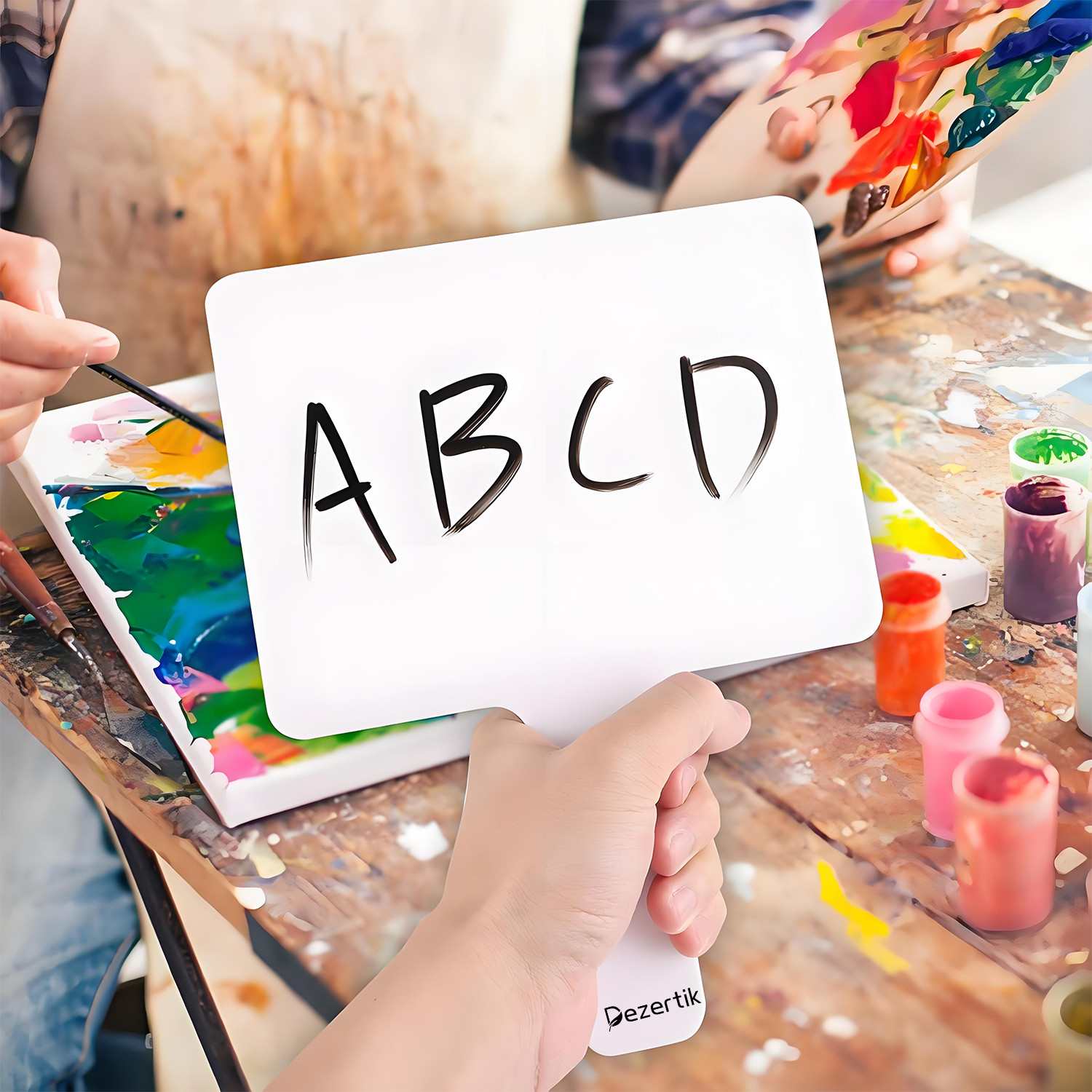 Handheld Classroom Double-Sided Writing Whiteboard 3
