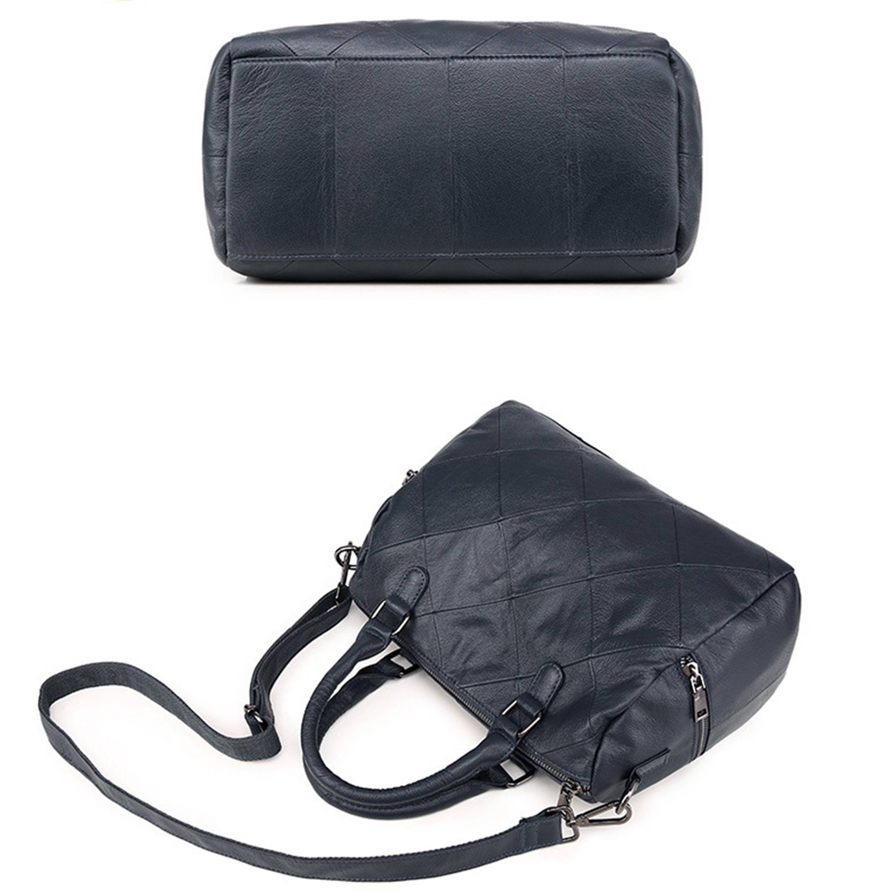 Genuine Leather Satchel Tote Bag for Women 1
