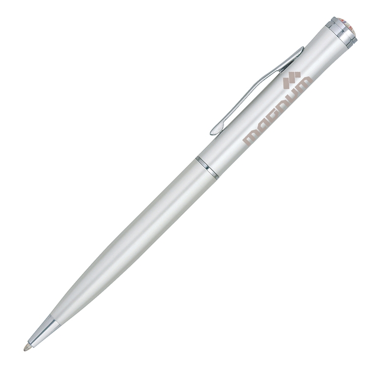 Uhlan Twist Action Ballpoint Pen with Photo Dome Top 1