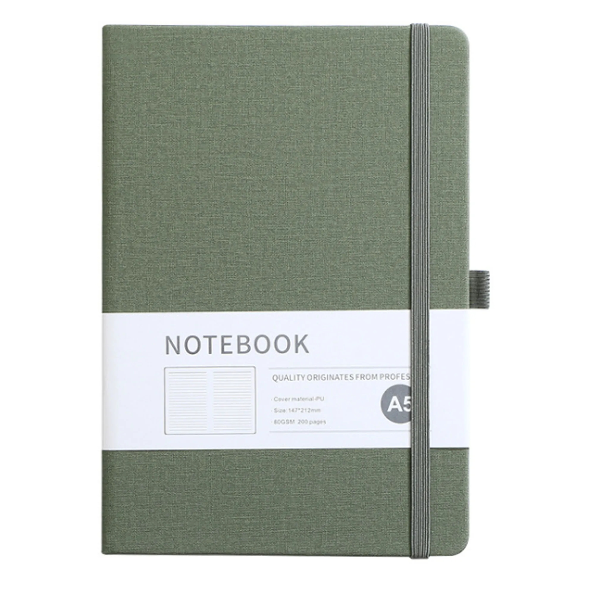 PU Leather Journal Book With Pen Loop 2