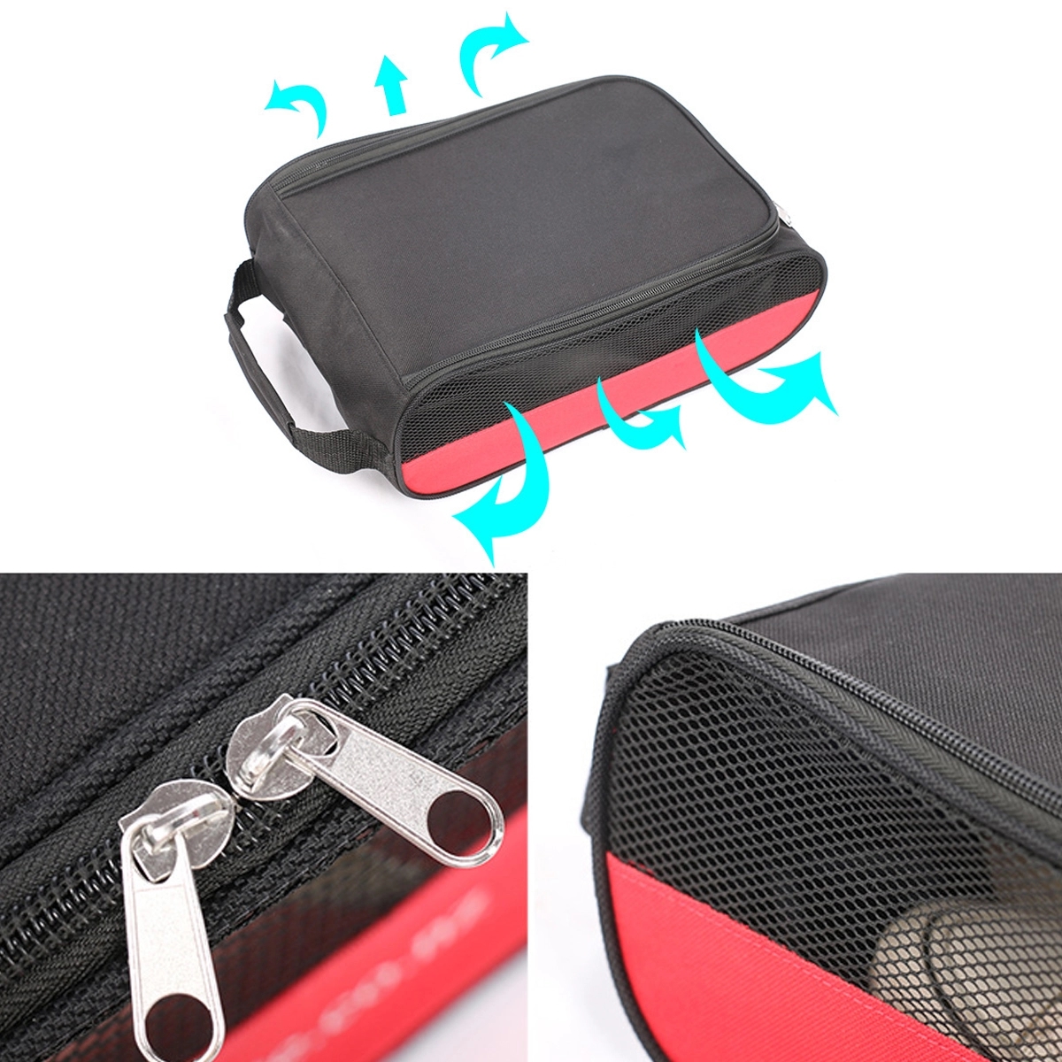 Outdoor Zippered Golf Shoe Carrier Bags 4