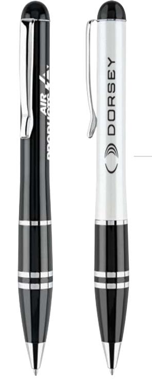 Cara Twist Brass Ballpoint Pen 2