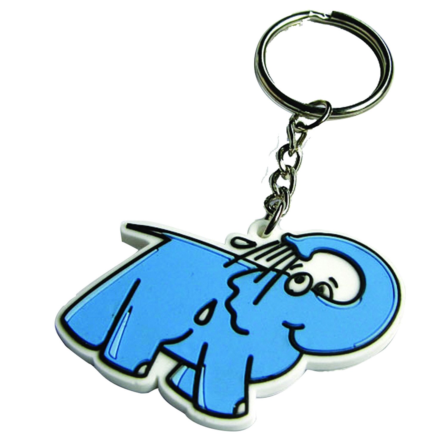 3.5 inch 2-D PVC KEY TAGS 2