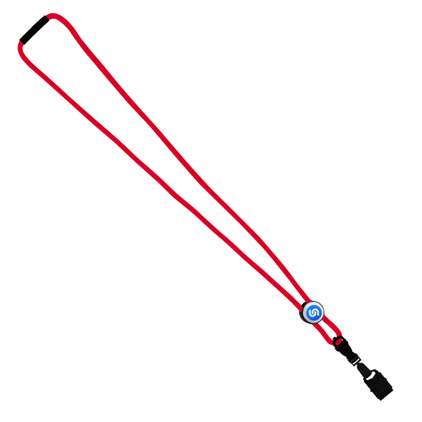 3/16" Nylon Cord Lanyard with Snap-Buckle Release, Standard O-Ring & Slider 31