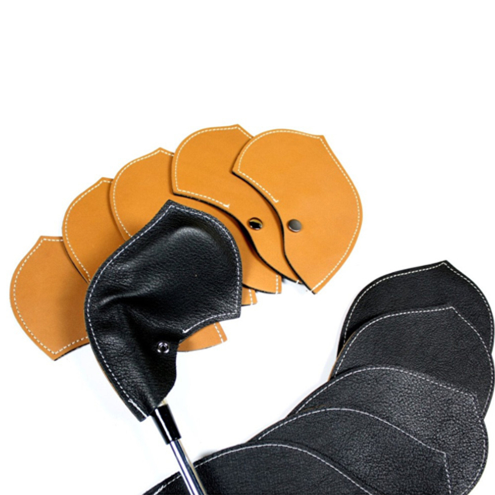 Leather Golf Club Cover Case 2