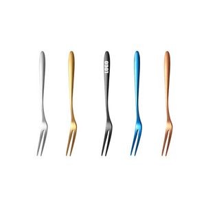 2 Teeth Fruit Dessert Fork 9