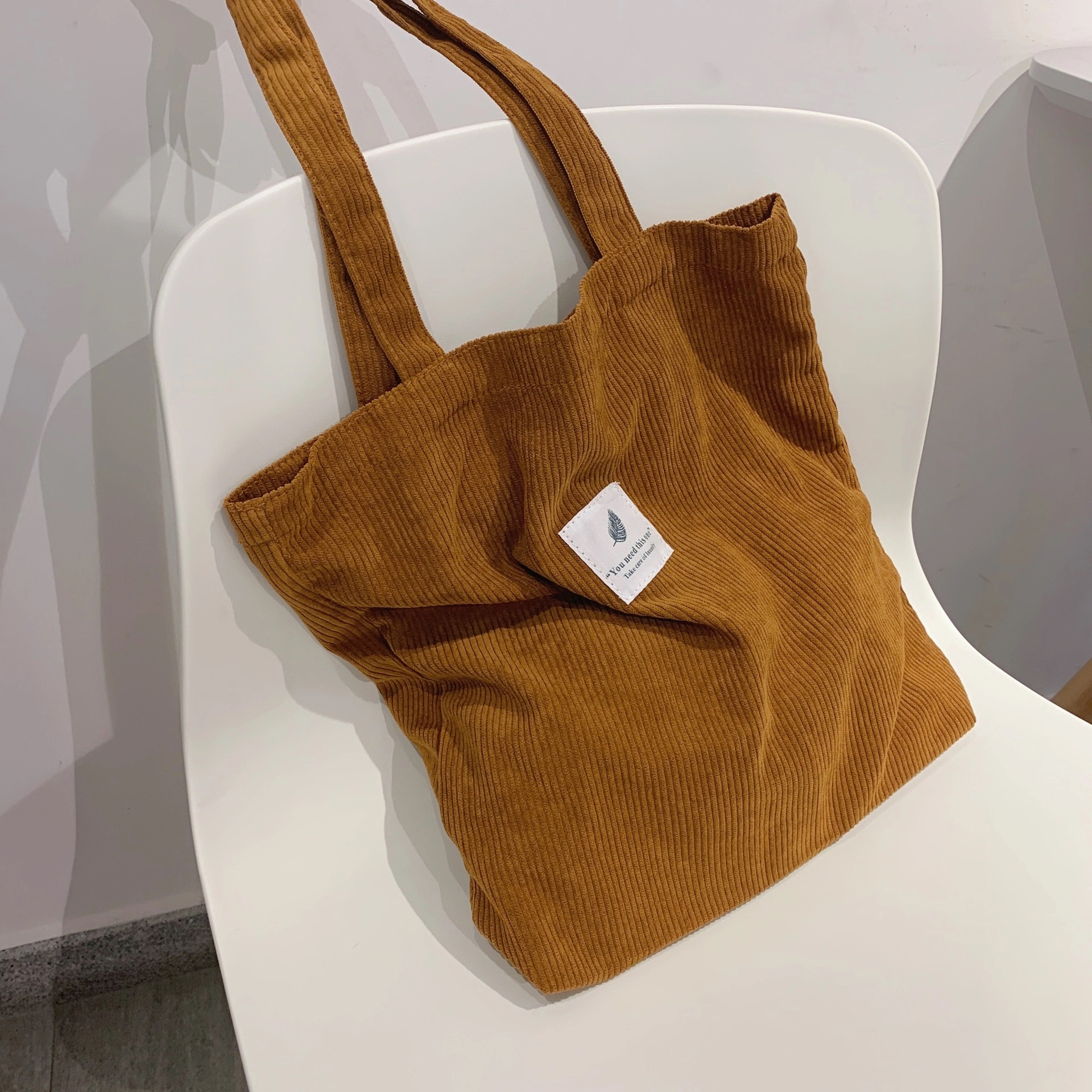 Tote Handbag With Pocket, custom tote bag with logo imprint 9