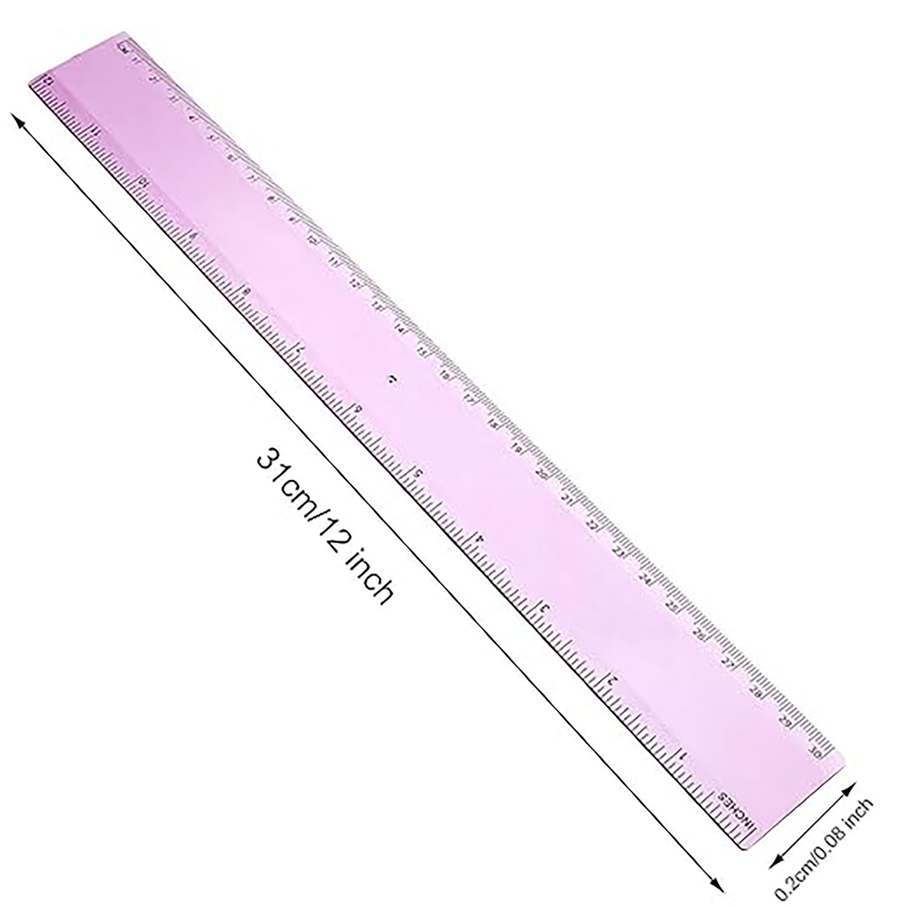 Plastic Straight Ruler 7
