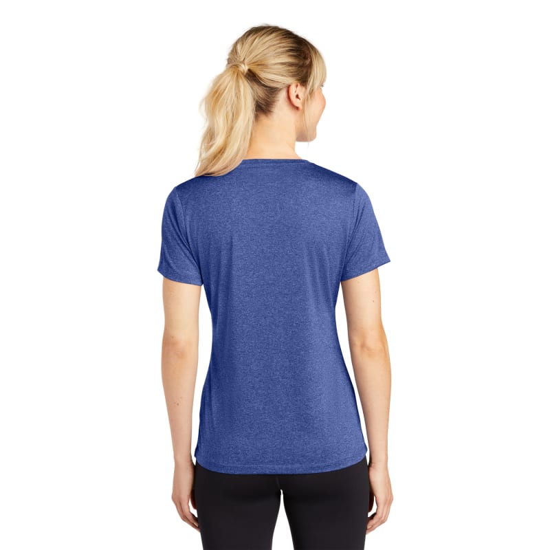 Sport-Tek Women's Heather Contender Scoop Neck Tee. 41