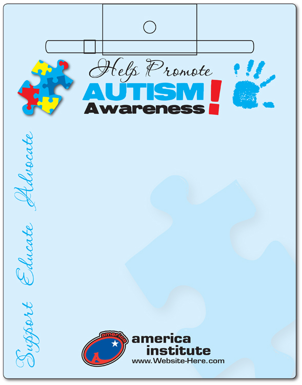 Awareness Memo Board - 8.5x11 Laminated - 14 pt. 1