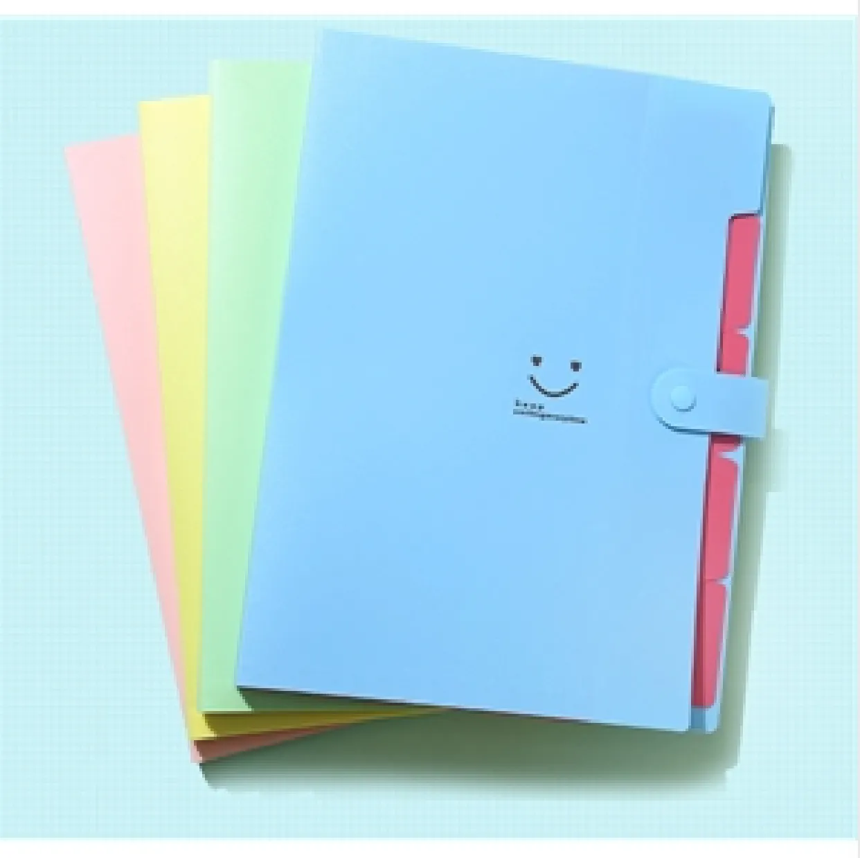 5-Pocket Colorful Drawer File Folder 1