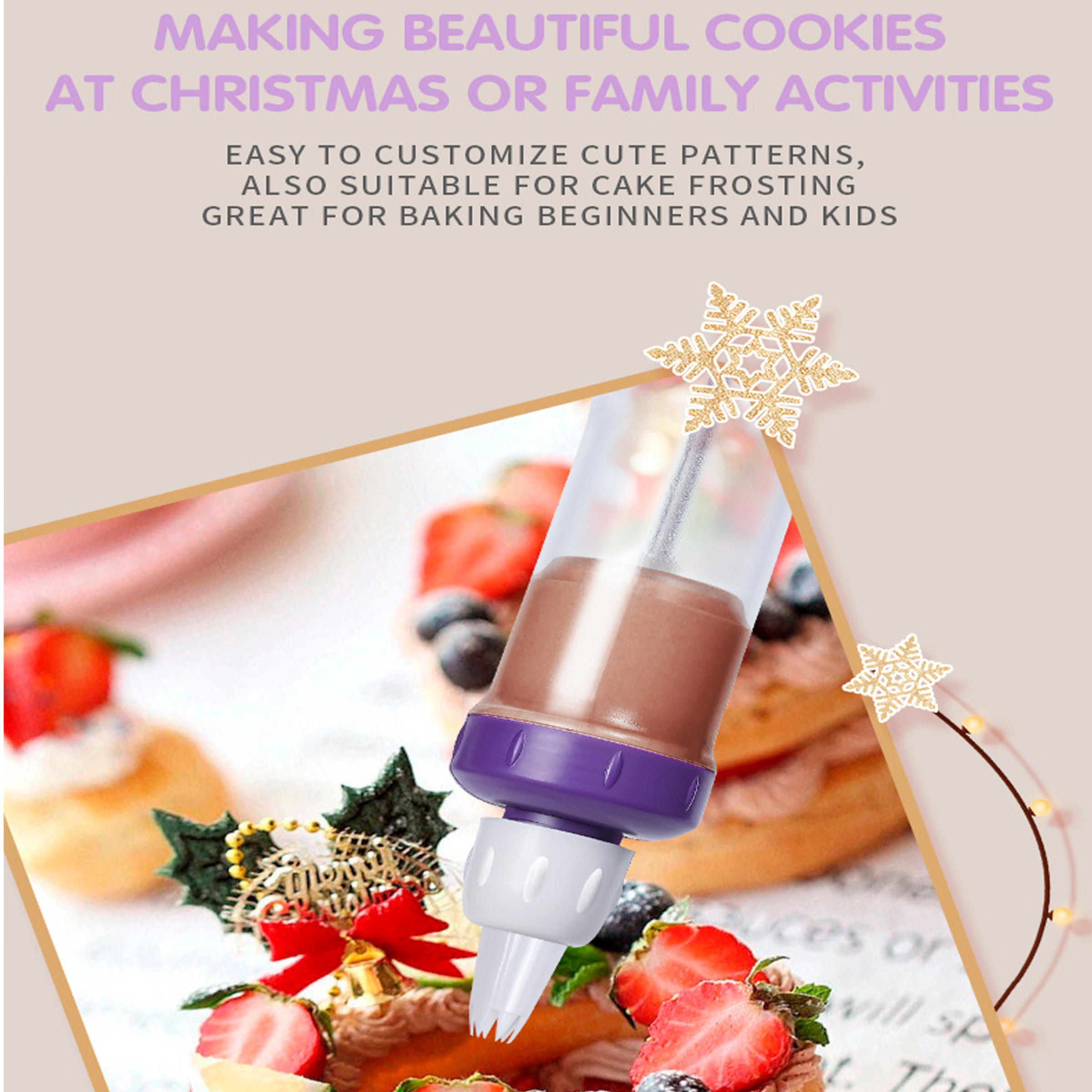 Abs Multi Functional Piping Cream Gun 7