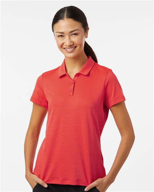 Women's Textured Stripe Polo - A707 10