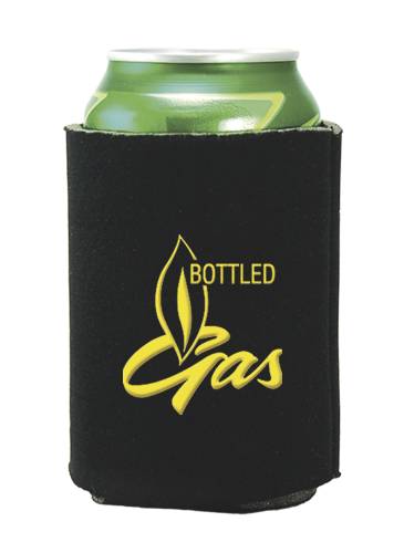 Folding Foam Can Cooler - 2 Side Screen Print
