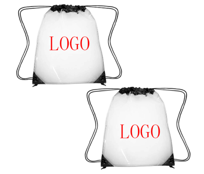 Clear Drawstring Bag/PVC Drawstring Backpack 2