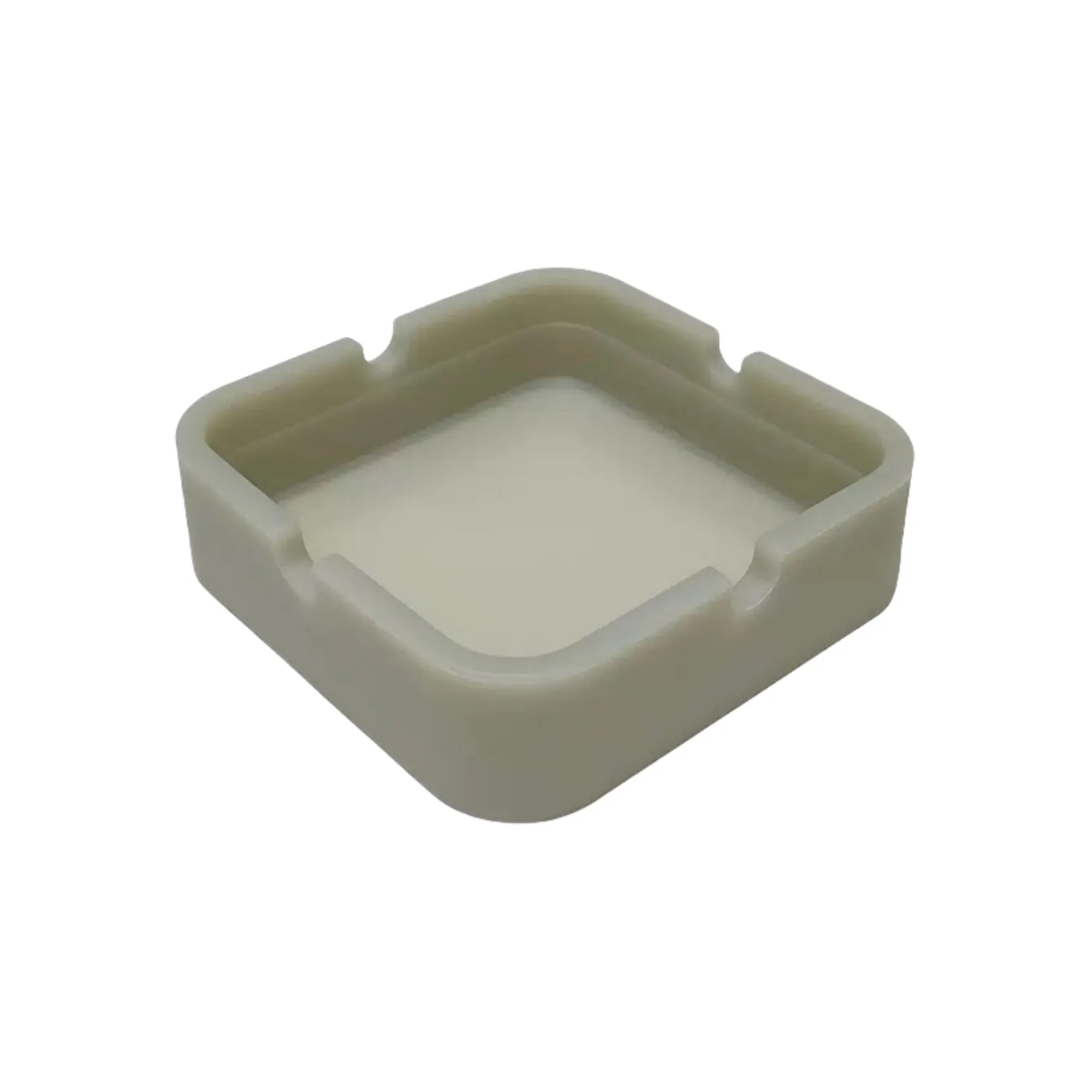 Silicone Square Ashtray-Shatterproof & Heat-Resistant 12